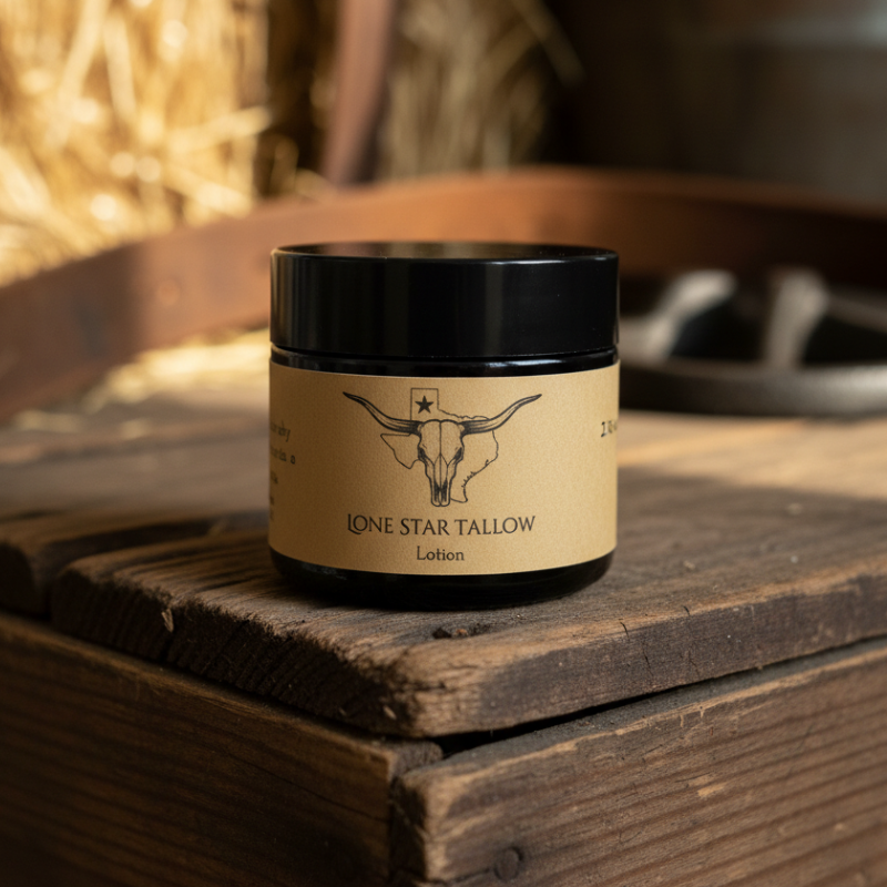 2oz Lone Star Tallow Lotion